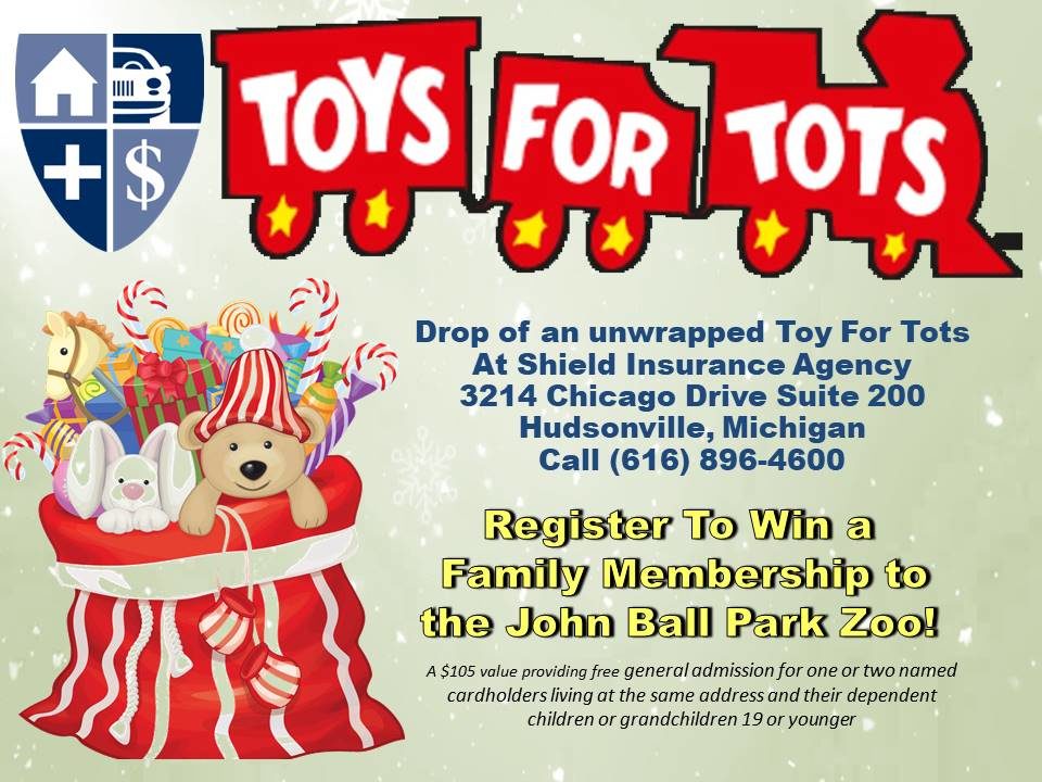 Toys For Tots Collection Site – Shield Insurance Agency Blog