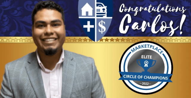 Marketplace Circle of Champions: Shield Agent Carlos Garcia Awarded Elite level of the 2022