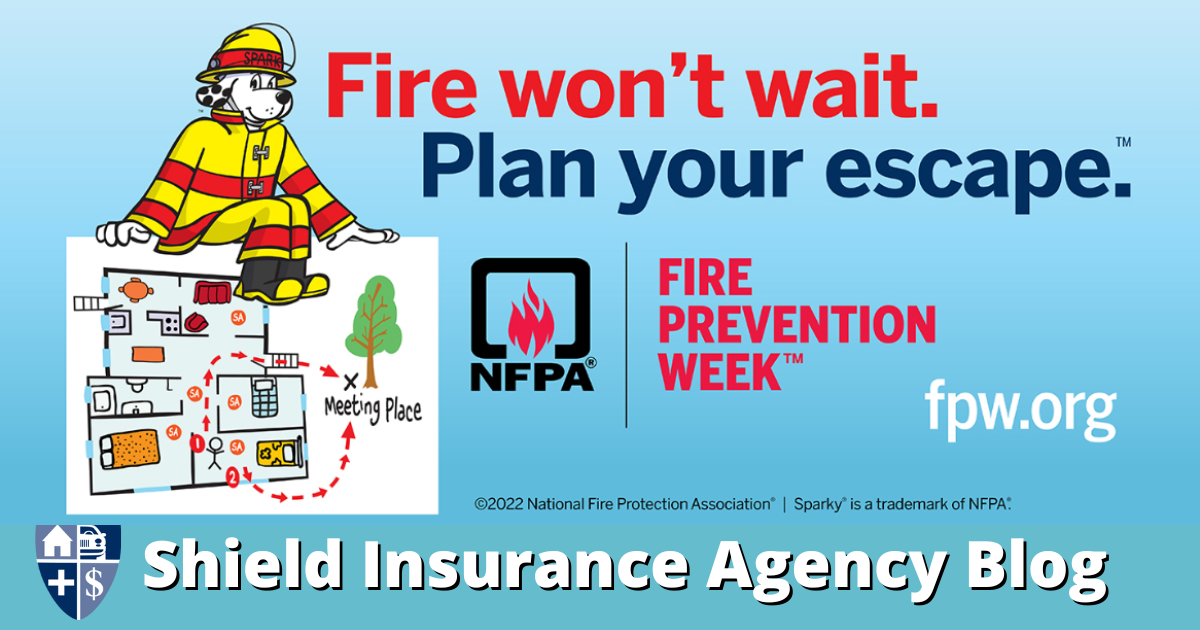 Shield Insurance Blog - 100th Anniversary of Fire Prevention Week